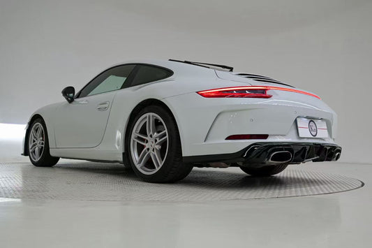 Porsche 991.1 Carrera Base/S/T 2012 2013 2014 2015 2016 (991.1 requires .2 taillights part number: PP18-002) & 991.2 Carrera Base/S/T 2017 2018 2019 with Aftermarket Parts – KDA Style Rear Bumper & Diffuser Dry Pre-preg Carbon Fiber/PP Polypropylene/FRP from CMST Tuning
