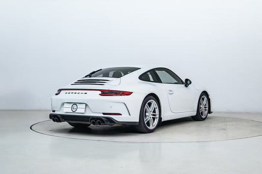 Porsche 991.1 Carrera Base/S/T 2012 2013 2014 2015 2016 (991.1 requires .2 taillights part number: PP18-002) & 991.2 Carrera Base/S/T 2017 2018 2019 with Aftermarket Parts – V1 Style Rear Bumper & Diffuser Dry Pre-preg Carbon Fiber/PP Polypropylene/FRP from CMST Tuning