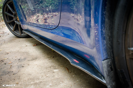 Porsche 991.1 Carrera Base/S/T 2012 2013 2014 2015 2016 & 991.2 Carrera Base/S/T 2017 2018 2019 with Aftermarket Parts - Side Skirts Carbon Fiber/FRP from CMST Tuning