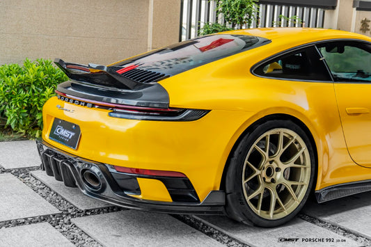 Porsche 992 992.1 Carerra Base/S/T/4/4S/Targa 4/Targa 4S/GTS (Sport Design Aerokit Package only) 2020 2021 2022 2023 2024 with Aftermarket Parts - Rear Diffuser Carbon Fiber/FRP from CMST Tuning