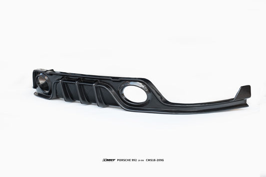 Porsche 992 992.1 Carerra Base/S/T/4/4S/Targa 4/Targa 4S/GTS (Sport Design Aerokit Package only) 2020 2021 2022 2023 2024 with Aftermarket Parts - Rear Diffuser Carbon Fiber/FRP from CMST Tuning