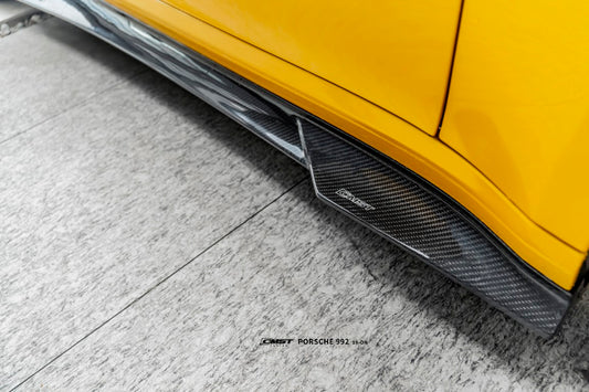 Porsche 911 992 992.1 Carerra Base/S/T/4/4S/Targa 4/Targa 4S/GTS (Sport Design Aerokit Package only) 2020 2021 2022 2023 2024 with Aftermarket Parts - Side Skirts Carbon Fiber/FRP from CMST Tuning