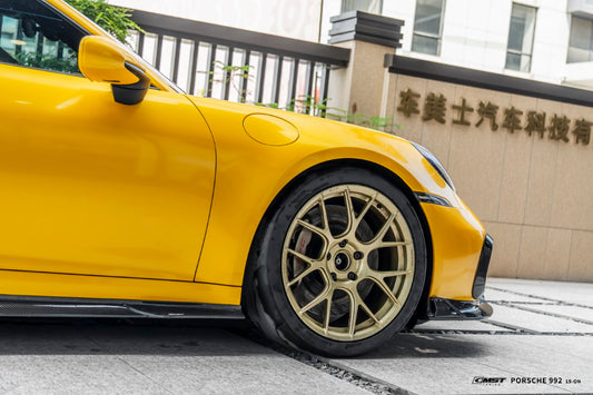 Porsche 911 992 992.1 Carerra Base/S/T/4/4S/Targa 4/Targa 4S/GTS (Sport Design Aerokit Package only) 2020 2021 2022 2023 2024 with Aftermarket Parts - Side Skirts Carbon Fiber/FRP from CMST Tuning
