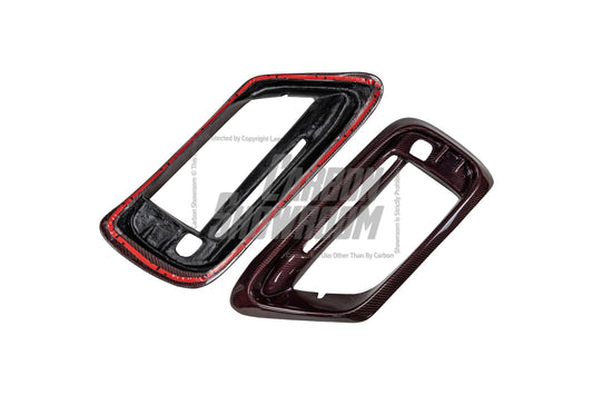 Porsche 992 992.1 Carerra Base/S/T/4/4S/Targa 4/Targa 4S/GTS (Sport Design Aerokit Package only) 2020 2021 2022 2023 2024 with Aftermarket Parts - Upper Valences Carbon Fiber/FRP from CMST Tuning
