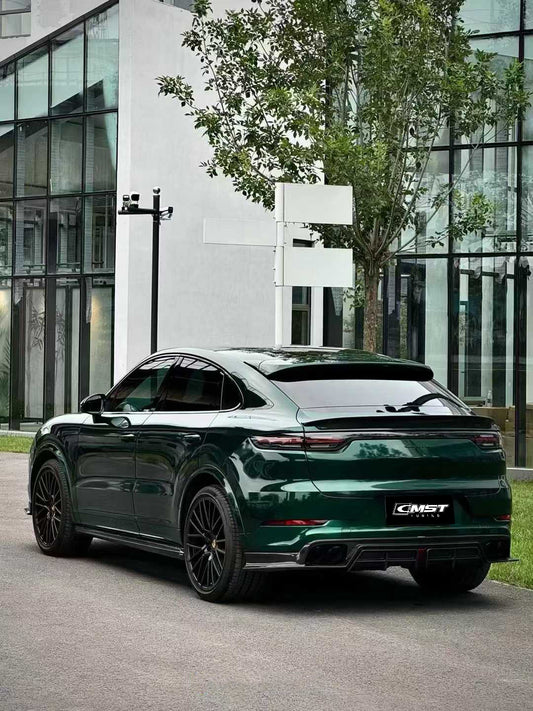 PorscheCayenne 9Y0 9Y0.1 Base/S/GTS/Turbo/Turbo S 2019-2023 & Cayenne 9Y0 9Y0.2 Base/S/GTS/Turbo/Turbo S 2024-ON & Cayenne 9Y3 9Y3.1 Base/S/GTS/Turbo/Turbo S/Turbo GT 2019-2023 & Cayenne 9Y3 9Y3.2 Base/S/GTS/Turbo/Turbo S/Turbo GT 2024-ON with Aftermarket Parts - Carbon Fiber & FRP Side Skirts from CMST Tuning