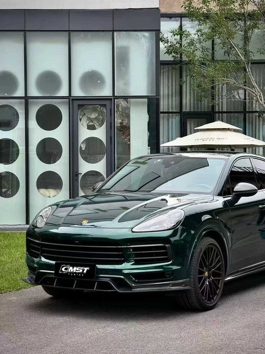 Porsche Cayenne 9Y0 9Y0.1 Base/S/GTS/Turbo/Turbo S 2019 2020 2021 2022 2023 & Cayenne 9Y0 9Y0.2 Base/S/GTS/Turbo/Turbo S 2024-On & Cayenne 9Y3 9Y3.1 Base/S/GTS/Turbo/Turbo S/Turbo GT 2019 2020 2021 2022 2023 & Cayenne 9Y3 9Y3.2 Base/S/GTS/Turbo/Turbo S/Turbo GT 2024-On with Aftermarket Parts - Wheel Arches Carbon Fiber / FRP from CMST Tuning