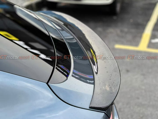 Porsche Cayenne 9Y3 9Y3.1 Base/S/GTS/Turbo/Turbo S/Turbo GT 2019 2020 2021 2022 2023 & Cayenne 9Y3 9Y3.2 Base/S/GTS/Turbo/Turbo S/Turbo GT 2024 with Aftermarket Parts - Rear Spoiler Carbon Fiber / FRP from CMST Tuning