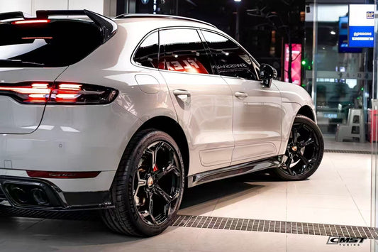 Porsche Macan 95B.1 Base/S/GTS/Sport Edition/Turbo 2015 2016 2017 2018 & Macan 95B.2 Base/S/GTS/Turbo 2019 2020 2021 with Aftermarket Parts - Rear Diffuser Carbon Fiber / FRP from CMST Tuning