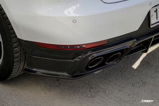 Porsche Macan 95B.1 Base/S/GTS/Sport Edition/Turbo 2015 2016 2017 2018 & Macan 95B.2 Base/S/GTS/Turbo 2019 2020 2021 with Aftermarket Parts - Rear Diffuser Carbon Fiber / FRP from CMST Tuning