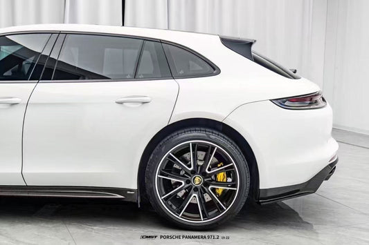 Porsche Panamera 971 971.1 RWD/Base/4/4S/GTS/Turbo/Turbo S 2017-2020 & Panamera 971 971.2 RWD/Base/4/4S/GTS/Turbo/Turbo S 2021-2023 with Aftermarket Parts - V2 Style Pre-preg Carbon & FRP Side Skirts from CMST Tuning