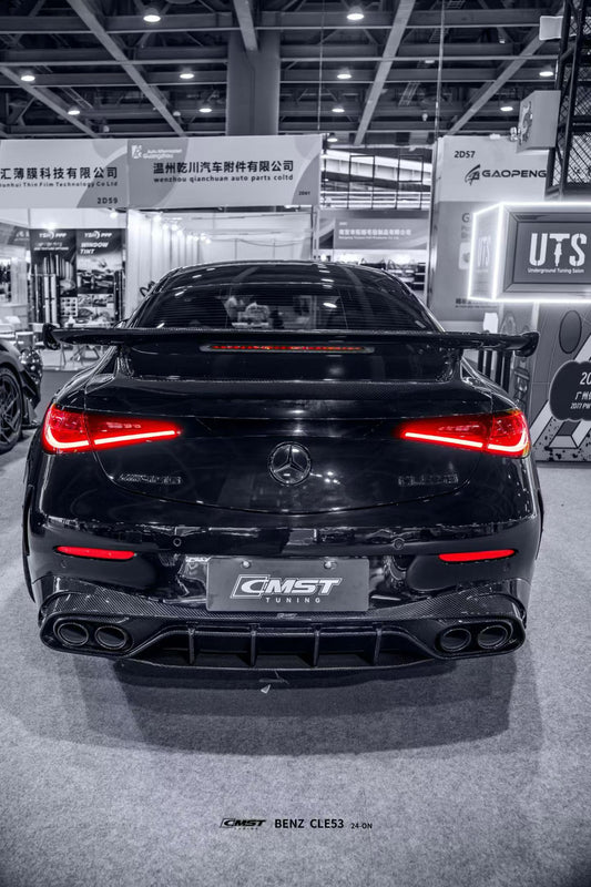 Mercedes Benz CLE-Class AMG CLE 53 / 450 / 300 C236 2024-ON with Aftermarket Parts - Rear Wing Dry Pre-preg Carbon Fiber / FRP from CMST Tuning