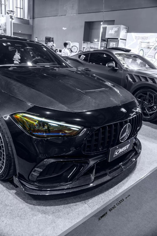 Mercedes Benz CLE-Class AMG CLE 53 / 450 / 300 C236 A236 2024-ON with Aftermarket Parts - V3 Hood Carbon Fiber / FRP from CMST Tuning