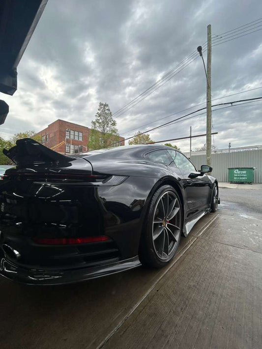 Porsche 992 992.1 Carrera Base/S/T/4/4S/Targa 4/Targa 4S/GTS 2020 2021 2022 2023 2024 with Aftermarket Parts - Sport & Non-Sport Design Aerokit Package Rear Diffuser Carbon Fiber / FRP from CMST Tuning