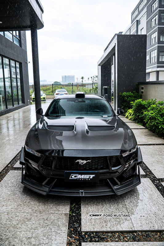 Ford Mustang S650 2.3 Ecoboost 5.0 GT Dark Horse 2024-ON with Aftermarket Parts - Roof Scoop Carbon Fiber / FRP from CMST Tuning