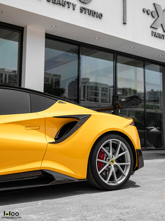 Lotus Emira 3.6 V6 2.0 Four-cylinder 2022-ON with Aftermarket Parts - Side Vents Dry Pre-preg Carbon Fiber / FRP