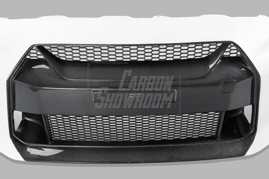 Nissan GTR Nismo Black Edition Track Eidtion Premium Base 2008-2016 (for installation on 2017-2024 vehicles, 2008-2016 hood is recommended) with Aftermarket Parts - Stage 1 Style Front Bumper & Lip (Undertray & DRL included) Carbon Fiber / FRP from CMST Tuning