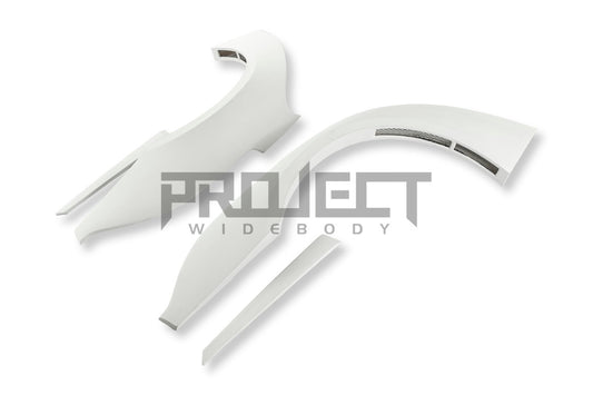 Subaru BRZ ZD8 2022-ON & Toyota GR86 ZN8 2022-ON with Aftermarket Parts - PROJECT WIDEBODY Full Kit Carbon Fiber/FRP from PROJECT WIDEBODY