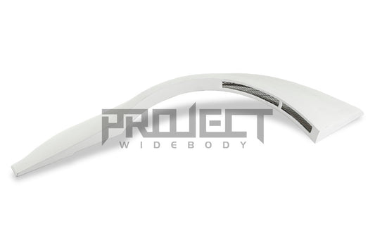 Subaru BRZ ZD8 2022-ON & Toyota GR86 ZN8 2022-ON with Aftermarket Parts - PROJECT WIDEBODY Front Fender Flares and Door Garnish Carbon Fiber / FRP from CMST Tuning