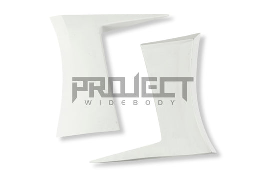 Subaru BRZ ZD8 2022-ON & Toyota GR86 ZN8 2022-ON with Aftermarket Parts - PROJECT WIDEBODY Rear Bumper Valences Carbon Fiber / FRP from CMST Tuning