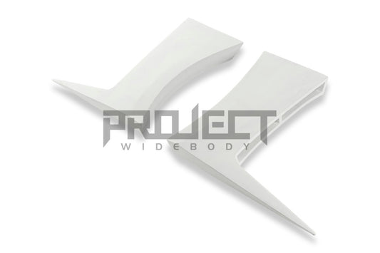 Subaru BRZ ZD8 2022-ON & Toyota GR86 ZN8 2022-ON with Aftermarket Parts - PROJECT WIDEBODY Rear Bumper Valences Carbon Fiber / FRP from CMST Tuning