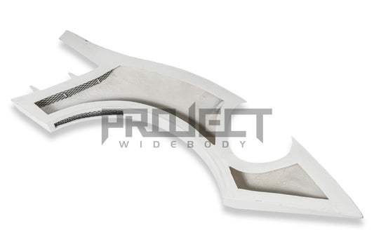 Subaru BRZ ZD8 2022-ON & Toyota GR86 ZN8 2022-ON with Aftermarket Parts - PROJECT WIDEBODY Rear Quarter Panel Flares Carbon Fiber / FRP from CMST Tuning