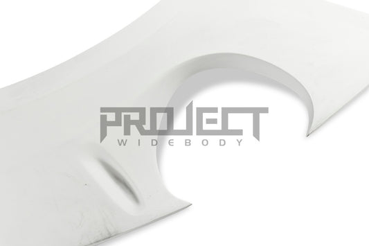 Subaru BRZ ZD8 2022-ON & Toyota GR86 ZN8 2022-ON with Aftermarket Parts - PROJECT WIDEBODY Rear Quarter Panel Flares Carbon Fiber / FRP from CMST Tuning