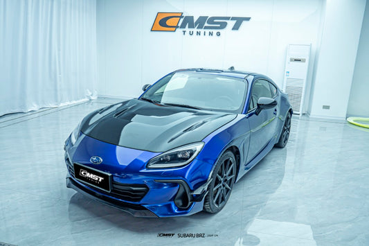 Subaru BRZ ZD8 & Toyota GR86 ZN8 2022-ON with Aftermarket Parts - V1 Hood Carbon Fiber / FRP from CMST Tuning