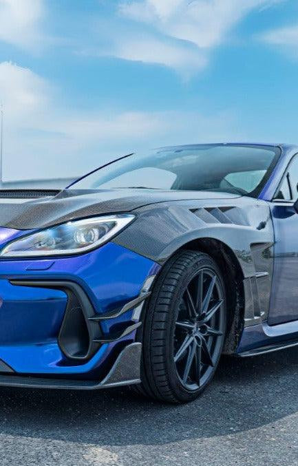 Subaru BRZ ZD8 & Toyota GR86 ZN8 2022 2023 2024 with Aftermarket Parts - Front Fenders Carbon Fiber from CMST Tuning