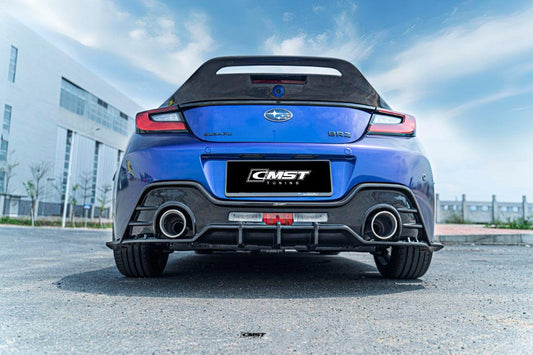 Subaru BRZ ZD8 & Toyota GR86 ZN8 2022 2023 2024 with Aftermarket Parts - V1 Style Rear Spoiler Carbon Fiber from CMST Tuning