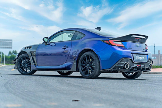 BRZ ZD8 & Toyota GR86 ZN8 2022 2023 2024 with Aftermarket Parts - V1 Style Rear Diffuser Carbon Fiber from CMST Tuning