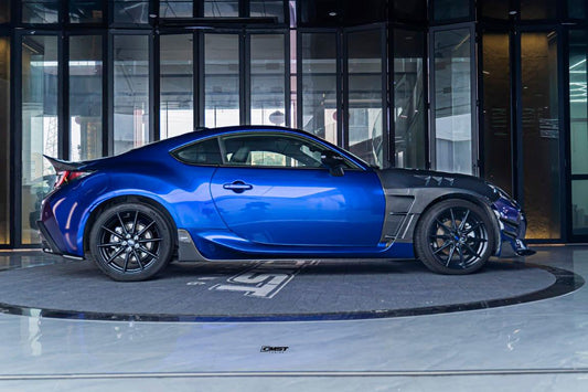 Subaru BRZ ZD8 & Toyota GR86 ZN8 2022 2023 2024 with Aftermarket Parts - V1 Style Rear Spoiler Carbon Fiber from CMST Tuning
