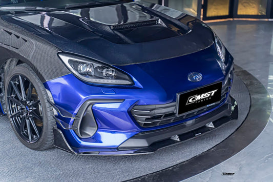 Subaru BRZ ZD8 2022 2023 2024 with Aftermarket Parts - V1 Style Front Lip Carbon Fiber from CMST Tuning
