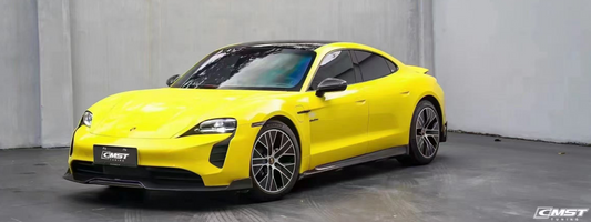 Porsche Taycan 9J1 Sedan RWD/4S/GTS/Turbo/Turbo S 2020-ON with Aftermarket Parts - Widebody Wheel Arches Carbon Fiber / FRP from CMST Tuning