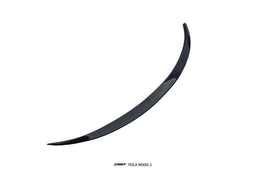 Tesla Model 3 Highland / Performance 2024-ON with Aftermarket Parts - V3 Style Rear Spoiler Carbon Fiber from CMST Tuning