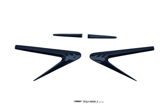 Tesla Model 3 Highland / Performance 2024-ON with Aftermarket Parts - Fender Trim Carbon Fiber from CMST Tuning