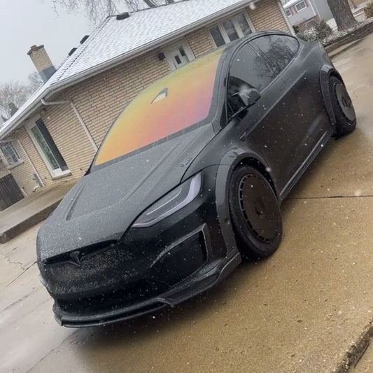 CMST Tuning Carbon Fiber Front Lip for Tesla Model X 2022-ON