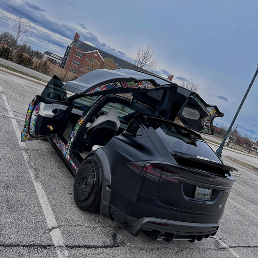 CMST Tuning Carbon Fiber Front Lip for Tesla Model X 2022-ON