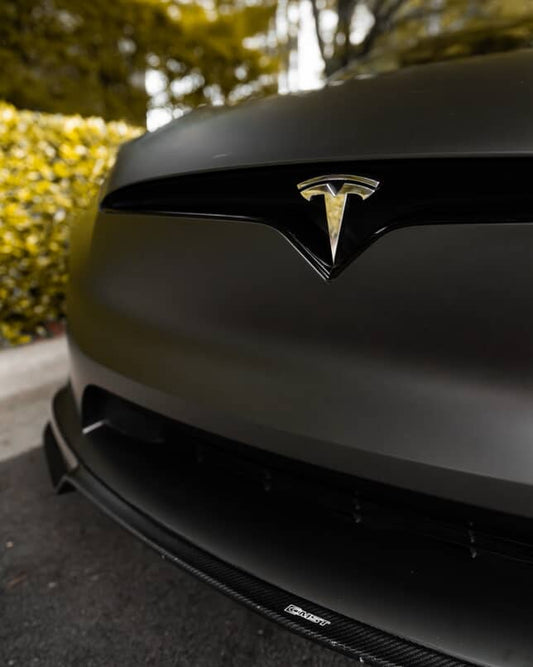 CMST Tuning Carbon Fiber Front Lip for Tesla Model X 2022-ON