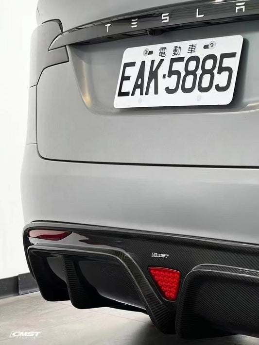 CMST Tuning Carbon Fiber Rear Diffuser for Tesla Model X 2022-ON