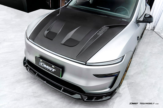 Tesla Model Y Juniper 2026-ON with Aftermarket Parts - Front Lip ABS from CMST Tuning