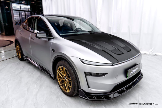 Tesla Model Y Juniper 2026-ON with Aftermarket Parts - Front Lip ABS from CMST Tuning