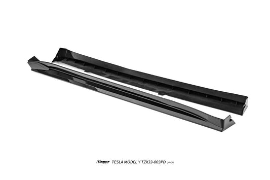 Tesla Model Y Juniper 2026-ON with Aftermarket Parts - V5 Side Skirts PP Polypropylene from CMST Tuning