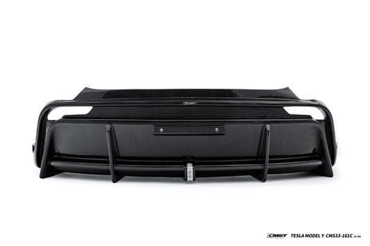 Tesla Model Y Juniper 2026-ON with Aftermarket Parts - V1 Rear Diffuser Carbon Fiber / FRP from CMST Tuning