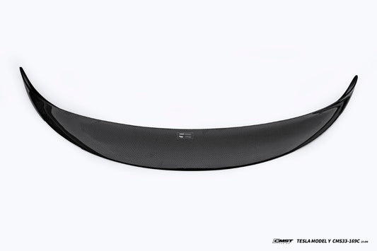 Tesla Model Y Juniper Base Performance 2026-ON with Aftermarket Parts - Rear Spoiler Carbon Fiber / FRP from CMST Tuning