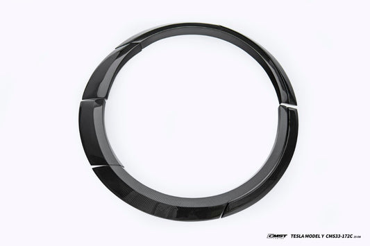 Tesla Model Y Juniper Base Performance 2026-ON with Aftermarket Parts - Widebody Fender Flares Wheel Arches Carbon Fiber / FRP from CMST Tuning