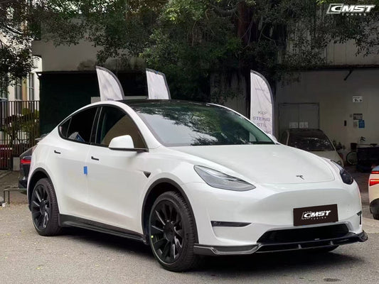 CMST Tuning V2 Front Lip Splitter for Tesla Model Y Performance AWD Long Range RWD Carbon Fiber/FRP