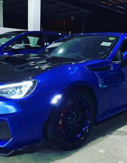 Toyota GT86 86 TRD GT SE Base ZN6 2017 2018 2019 2020 & Scion FR-S FRS ZN6 2013 2014 2015 2016 & Subaru BRZ TS Limited Premium ZN6 2013 2014 2015 2016 2017 2018 2019 2020 (compatible with CMST CITOXE widebody kit) with Aftermarket Parts - CITOXE Front Fenders Carbon Fiber / FRP from CMST Tuning