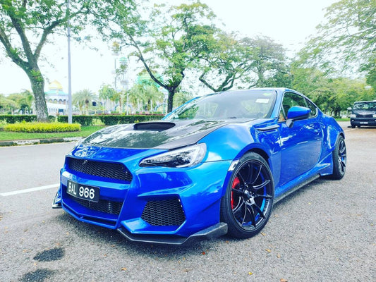 Toyota GT86 86 TRD GT SE Base ZN6 2017 2018 2019 2020 & Scion FR-S FRS ZN6 2013 2014 2015 2016 & Subaru BRZ TS Limited Premium ZN6 2013 2014 2015 2016 2017 2018 2019 2020 (compatible with CMST CITOXE widebody kit) with Aftermarket Parts - CITOXE Front Fenders Carbon Fiber / FRP from CMST Tuning