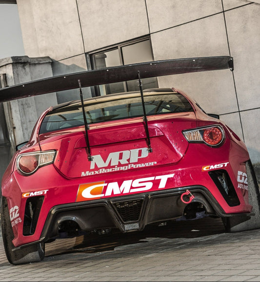 Toyota GT86 86 TRD GT SE Base ZN6 2017 2018 2019 2020 & Scion FR-S FRS ZN6 2013 2014 2015 2016 & Subaru BRZ TS Limited Premium ZN6 2013 2014 2015 2016 2017 2018 2019 2020 (compatible with CMST CITOXE widebody kit) with Aftermarket Parts - CITOXE Rear Bumper & Diffuser Carbon Fiber / FRP from CMST Tuning