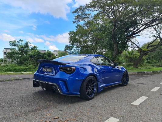 Toyota GT86 86 TRD GT SE Base ZN6 2017 2018 2019 2020 & Scion FR-S FRS ZN6 2013 2014 2015 2016 & Subaru BRZ TS Limited Premium ZN6 2013 2014 2015 2016 2017 2018 2019 2020 (compatible with CMST CITOXE widebody kit) with Aftermarket Parts - CITOXE Rear Bumper & Diffuser Carbon Fiber / FRP from CMST Tuning